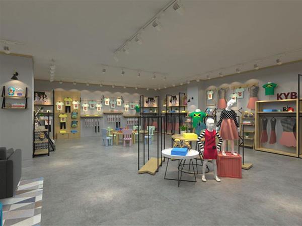 酷咿熊童装店铺展示