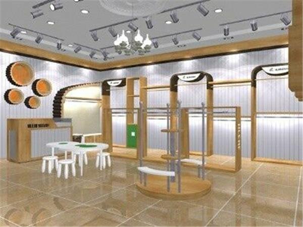 字母贝贝童装店铺展示