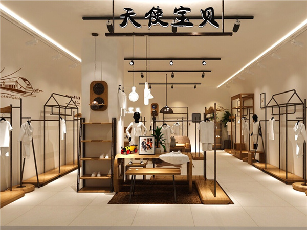 天使宝贝童装店铺展示