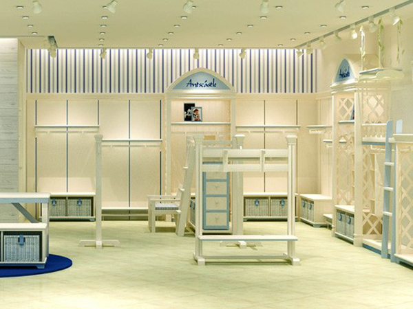 蓝蚁迪堡童装店铺展示
