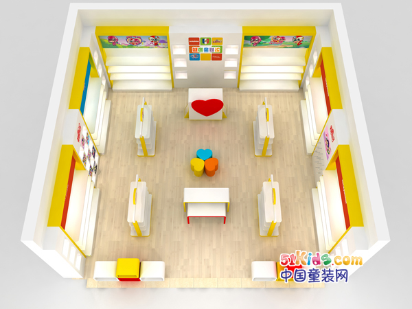 乐客友联童装店铺展示