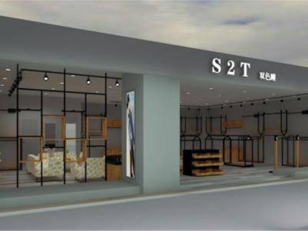 双色瞳童装店铺展示