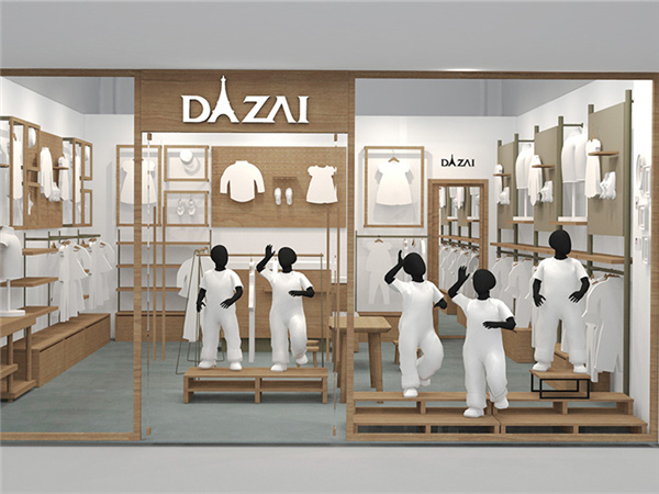 棣仔童装店铺展示