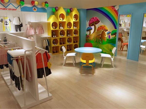 世纪童话童装店铺展示