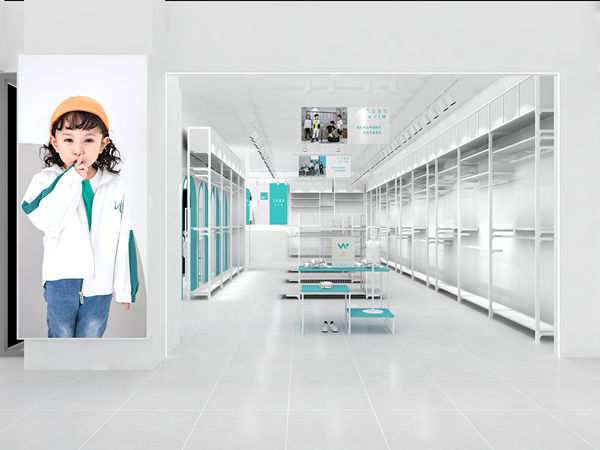 五岳童盟童装店铺展示