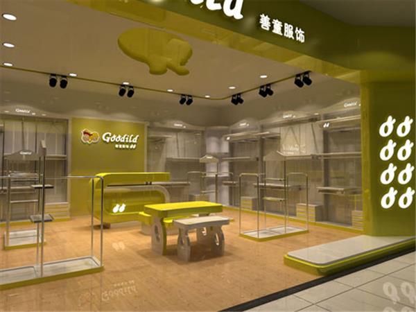 善童服饰童装店铺展示