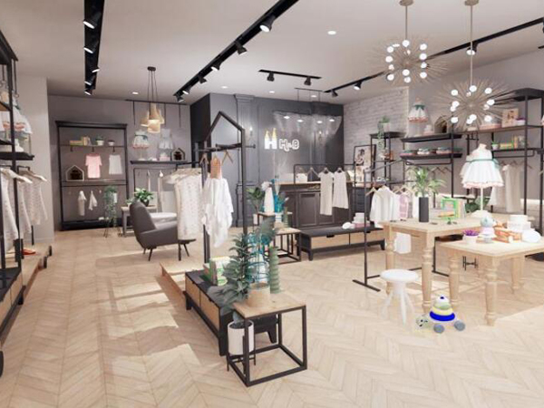 皇室baby童装店铺展示