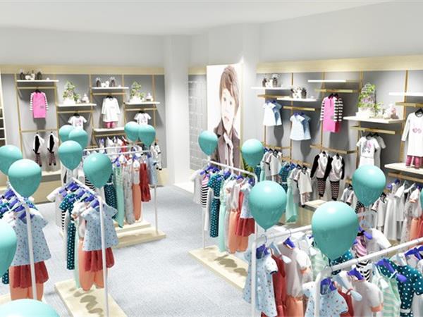 拉斐贝贝童装店铺展示