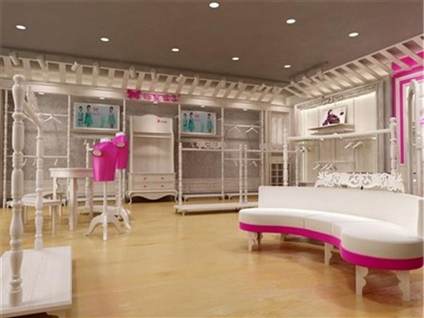 柏惠信子童装店铺展示