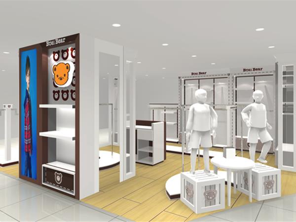 柏迪小熊童装店铺展示