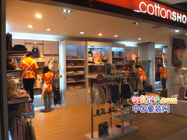 棉店童装店铺展示